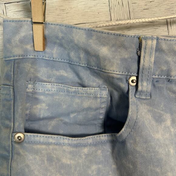 EST 1848 Denim stonewash light wash denim skirt straight 80s urban plus size - Picture 3 of 7